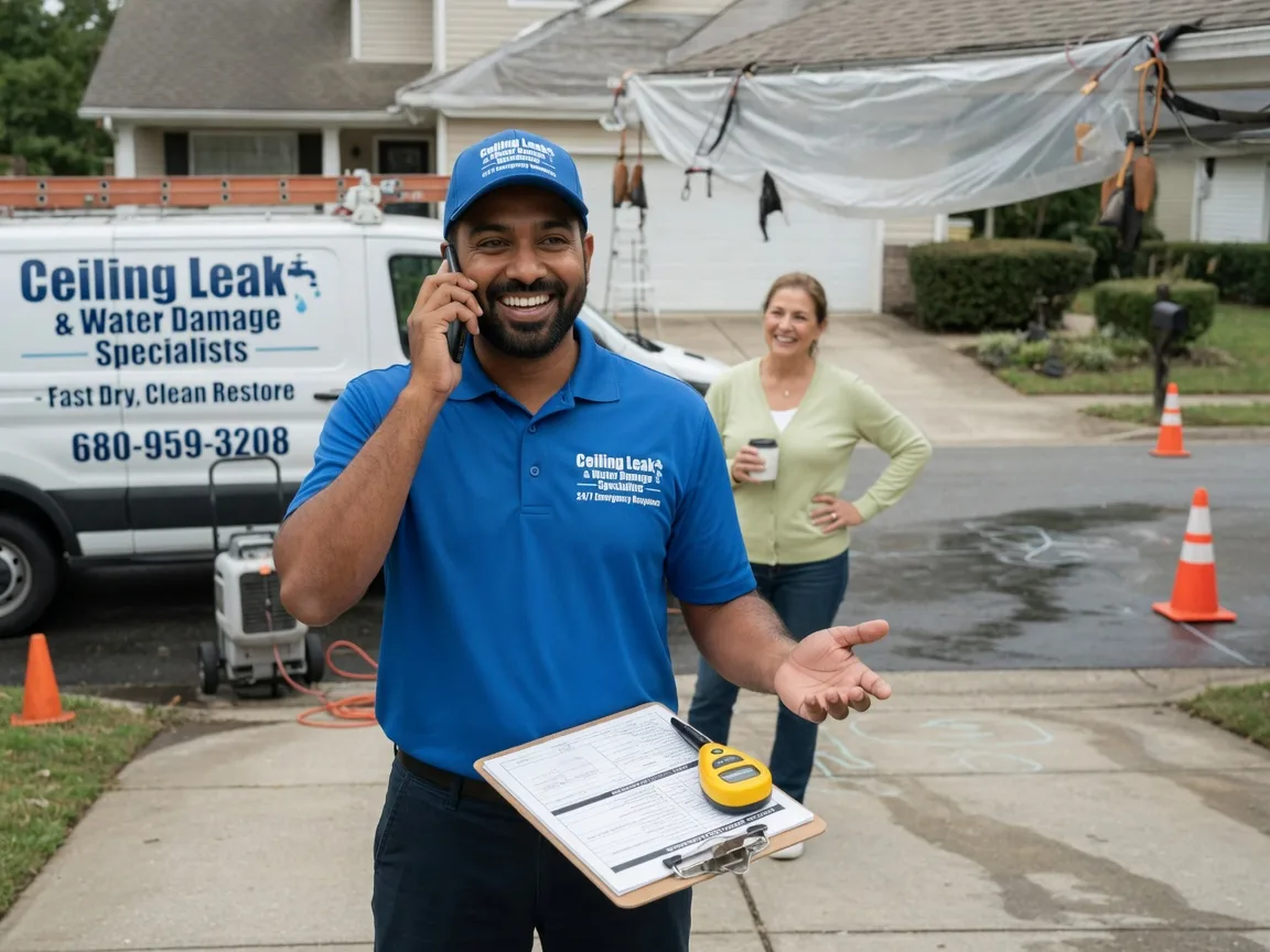 Ceiling Leak Cleanup San Martin, CA FAQs